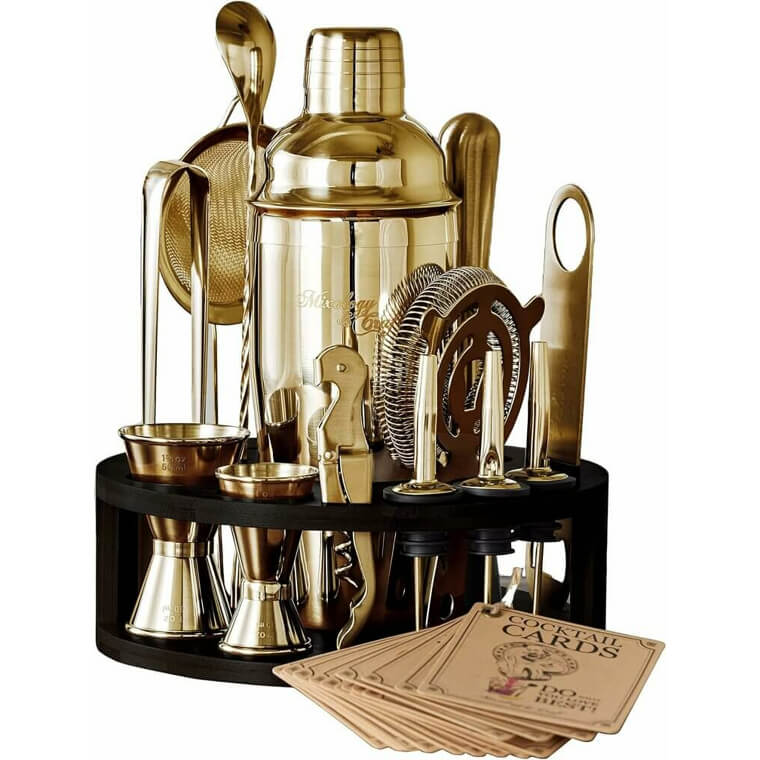 Elevate Your Home Bar With Mixology Bartender Kit - 15 Piece Set 