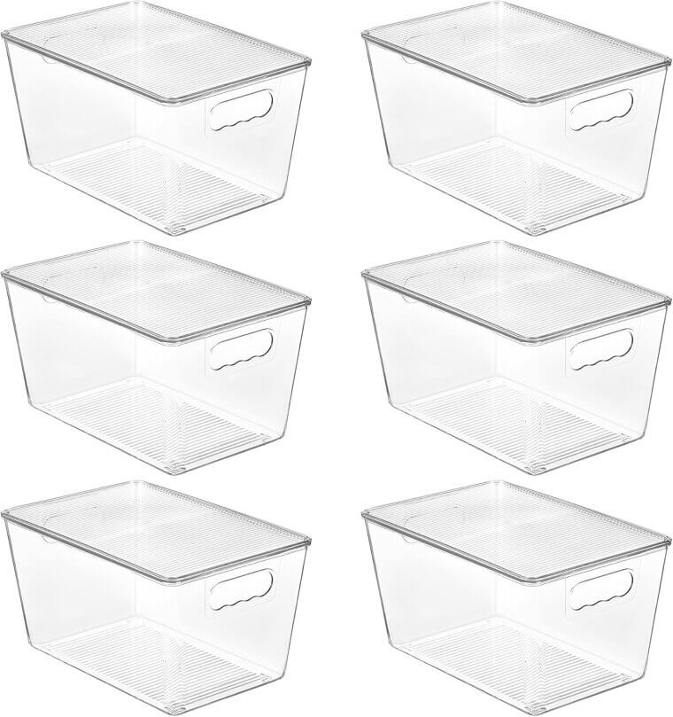 Vtopmart Stackable Storage Bins - Organize Your Space Effortlessly - Now 10% Off!