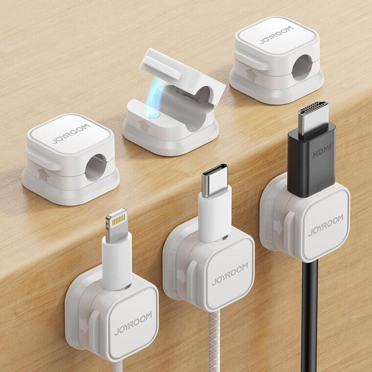 Magnetic Cable Clips - Neat & Tidy Cord Management Solution 