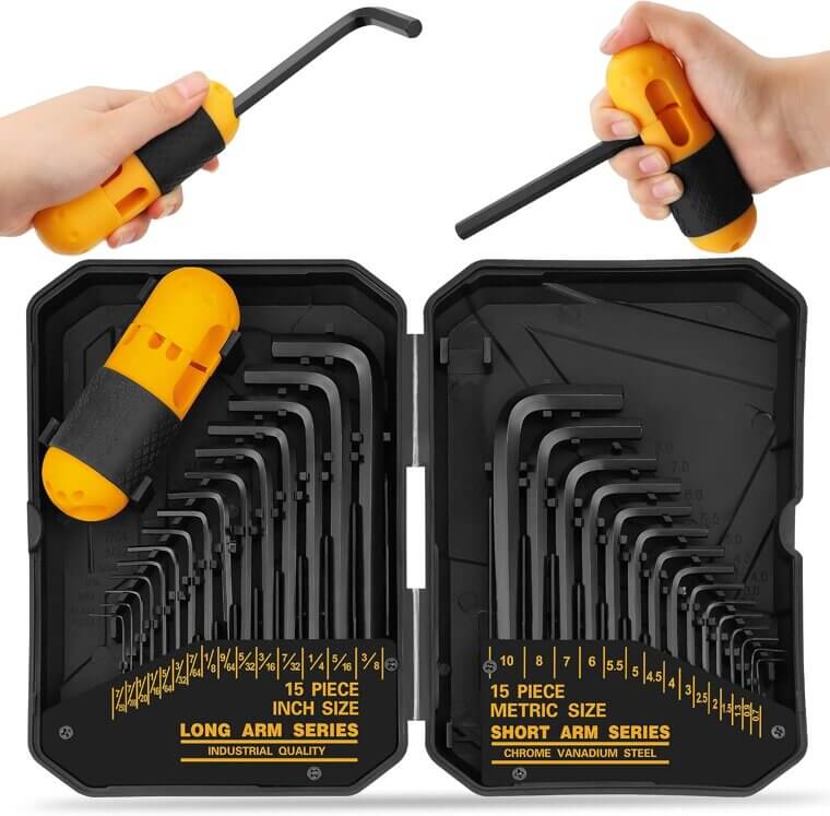 ELEAD Hex Key Set - Durable, Versatile Allen Wrenches - Now 13% Off!