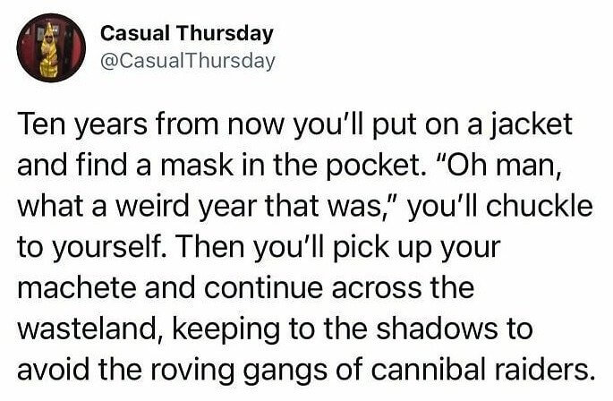 We're Laughing Now, but This Person Might Be Onto Something