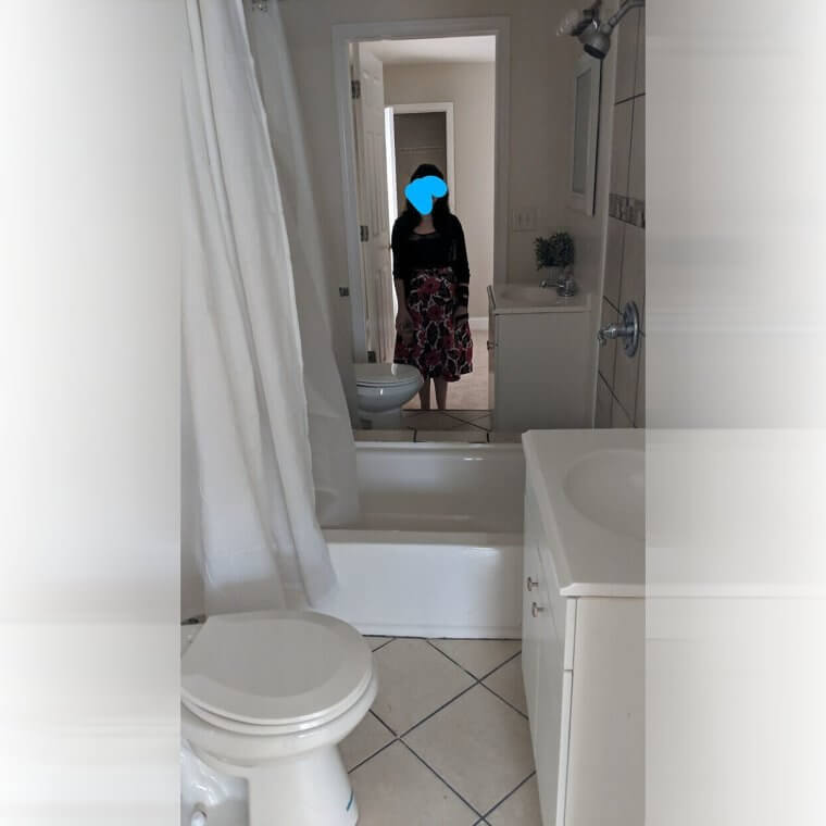 A Symmetrical Bathroom For The Adventurous Roommates