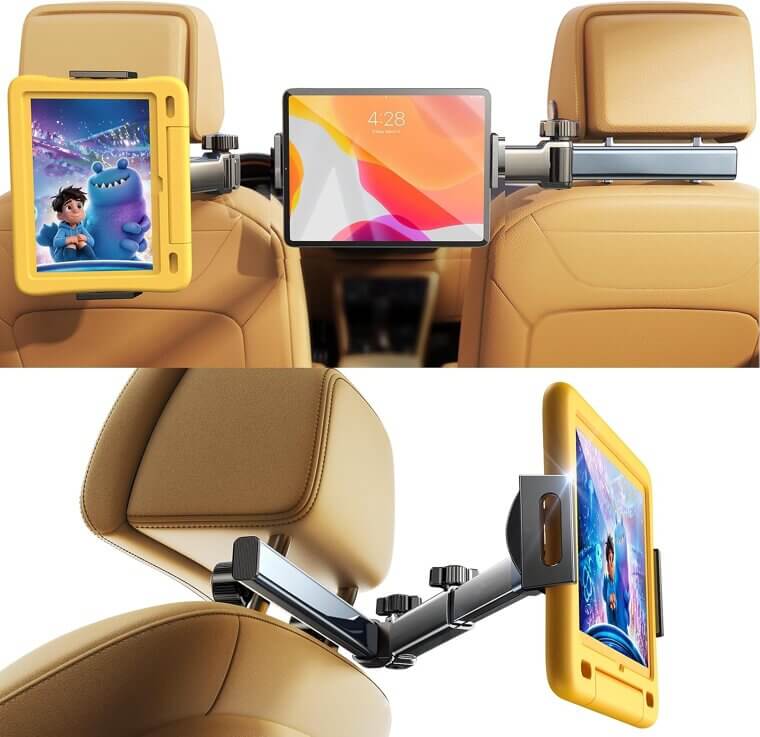 iPad Car Holder - Perfect for Kids' Road Trips! - Enjoy 33% Off!