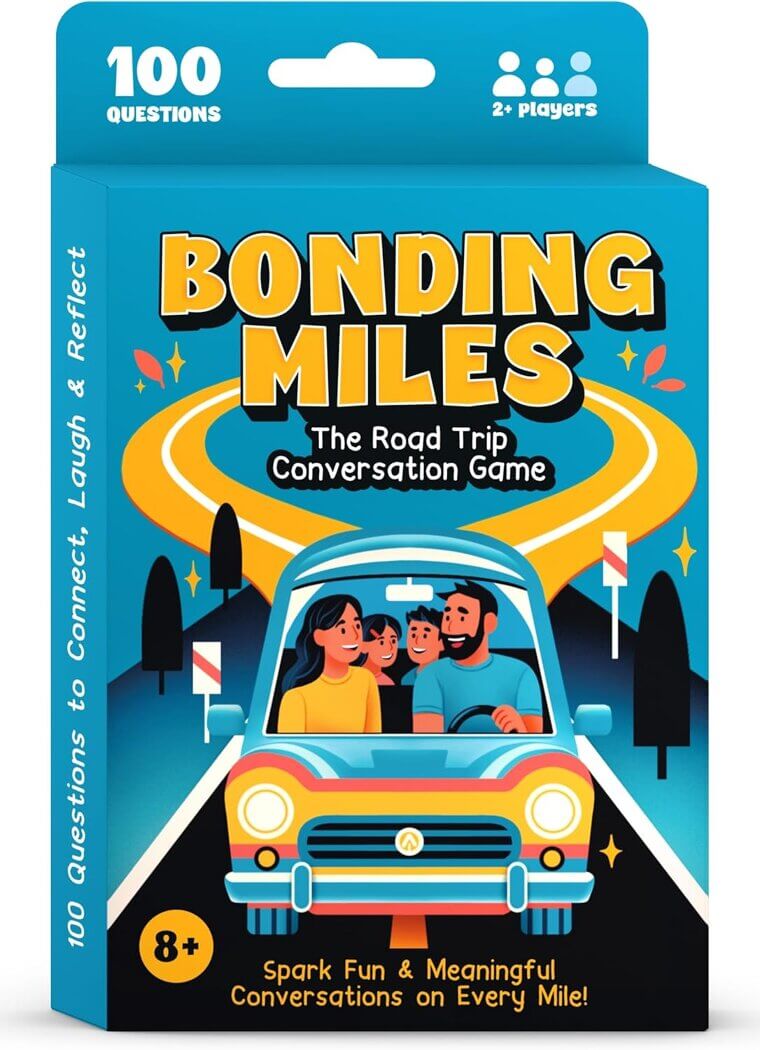 Bonding Miles Game - Perfect for Road Trips with Family & Friends