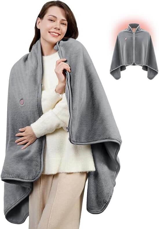 RayoLife Heated Blanket - Cordless Warmth Anywhere! - Don’t Miss the 24% Discount!