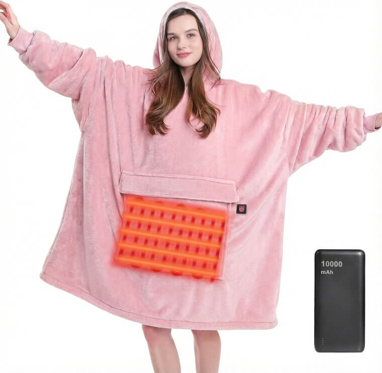 MAXEVE Heated Blanket Hoodie - Your Cozy Companion - Enjoy 50% Off!