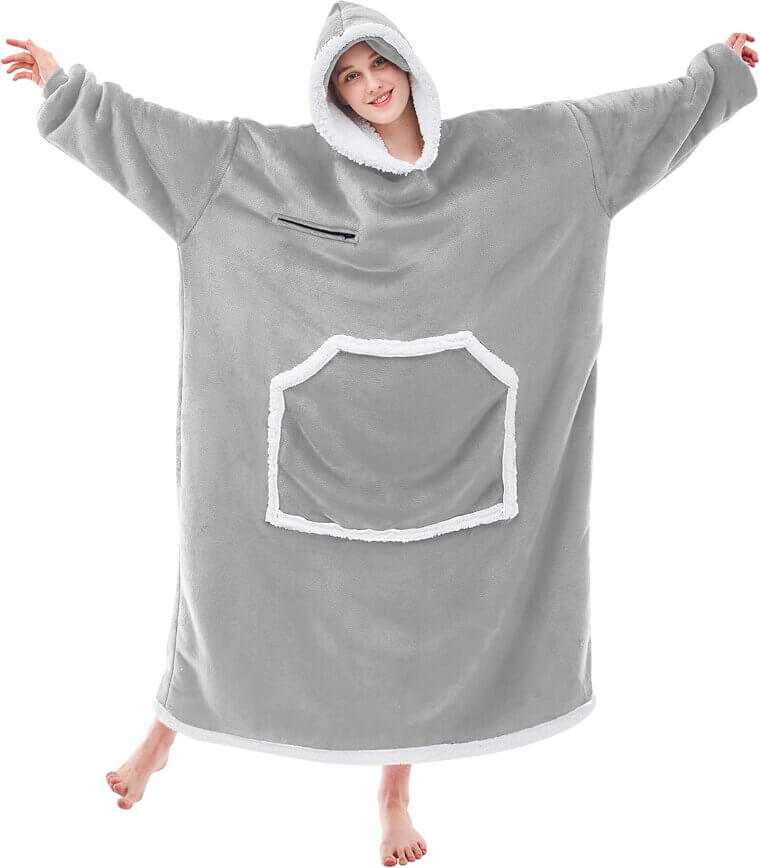 Wearable Blanket Hoodie - Cozy Comfort for All Occasions - 10% Off!
