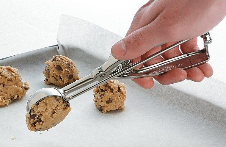 Use an Ice Cream Scoop to Portion Cookie Dough