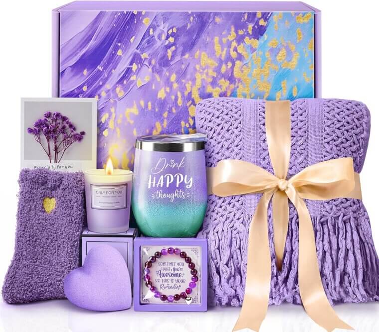 Lavender Spa Gift - Cozy Self-Care for Her - 25% Off!