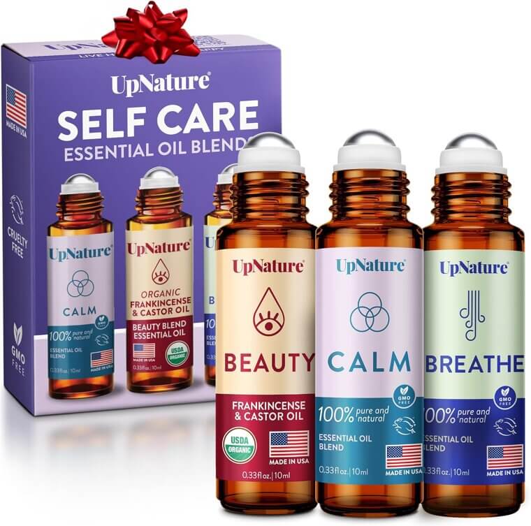 UpNature Essential Oils Set - Perfect Relaxation Gift for Women - Enjoy 40% Off!