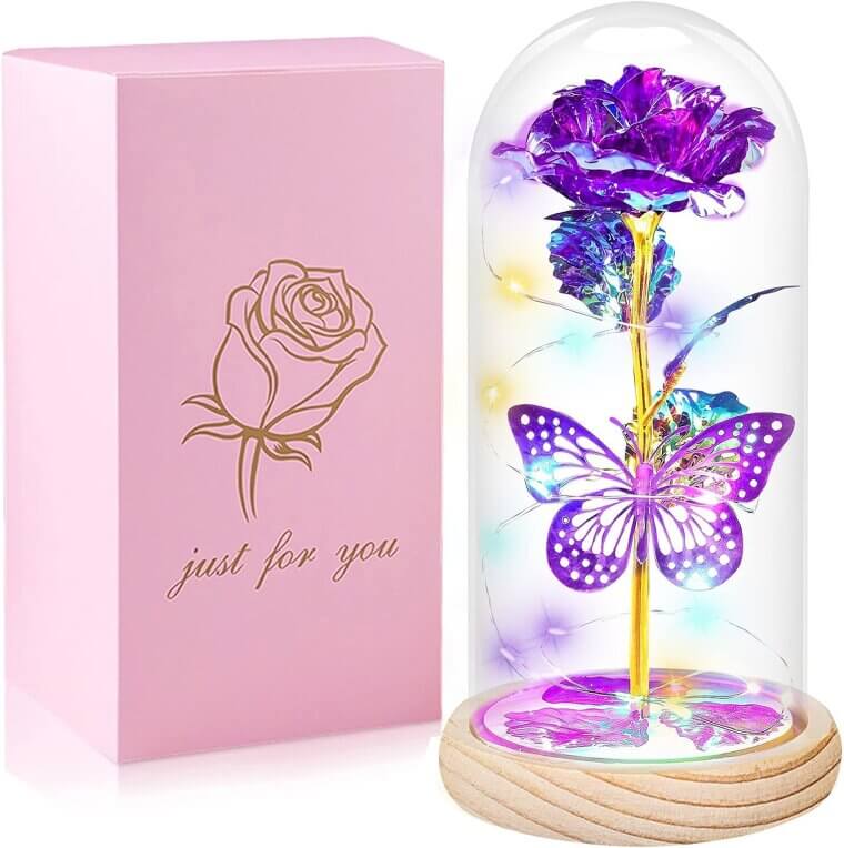 Purple Butterfly Rose - Perfect Gift for Her! - Now 27% Off!