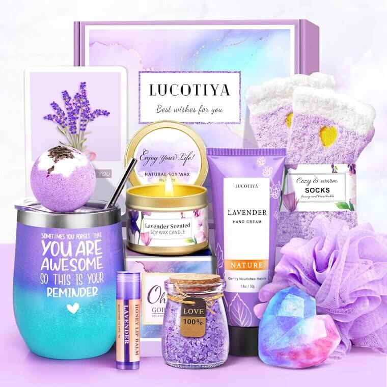 LUCOTIYA Gift Basket - Perfect for Women, Any Occasion - Don’t Miss the 28% Discount!