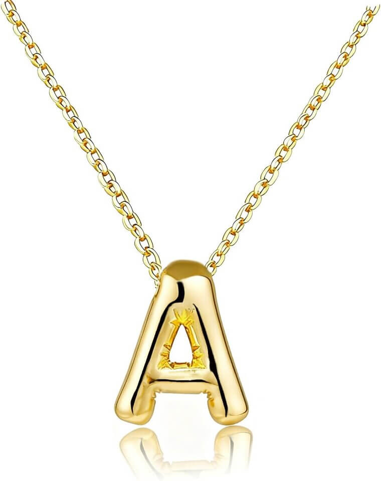 Gold Initial Necklace - Perfect Gift for Teens & Women - Now 20% Off!