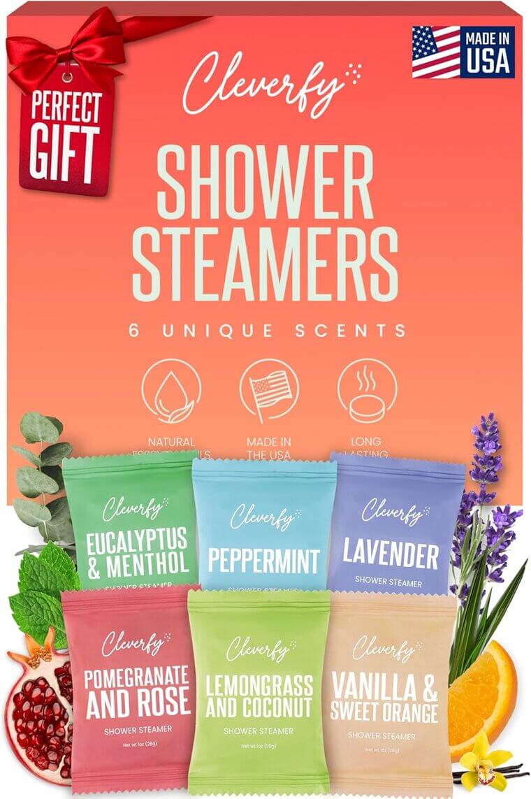 Cleverfy Shower Steamers - Aromatherapy Gift for Everyone - Enjoy 41% Off!