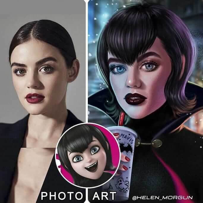 Lucy Hale As Mavis Dracula from "Hotel Transylvania"