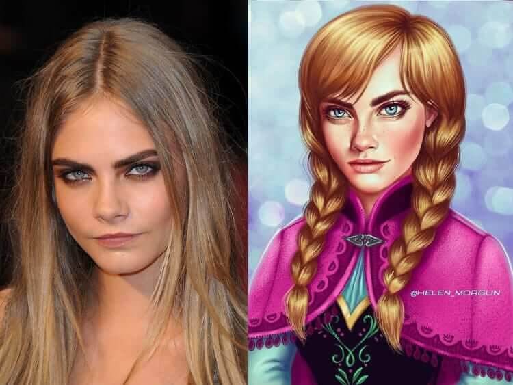 Cara Delevingne As Anna