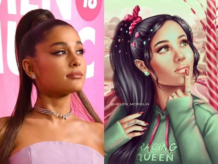 Ariana Grande As Vanellope from "Wreck-It Ralph"