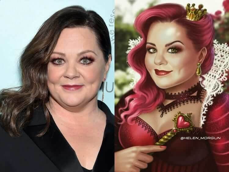 Melissa McCarthy As The Queen Of Hearts