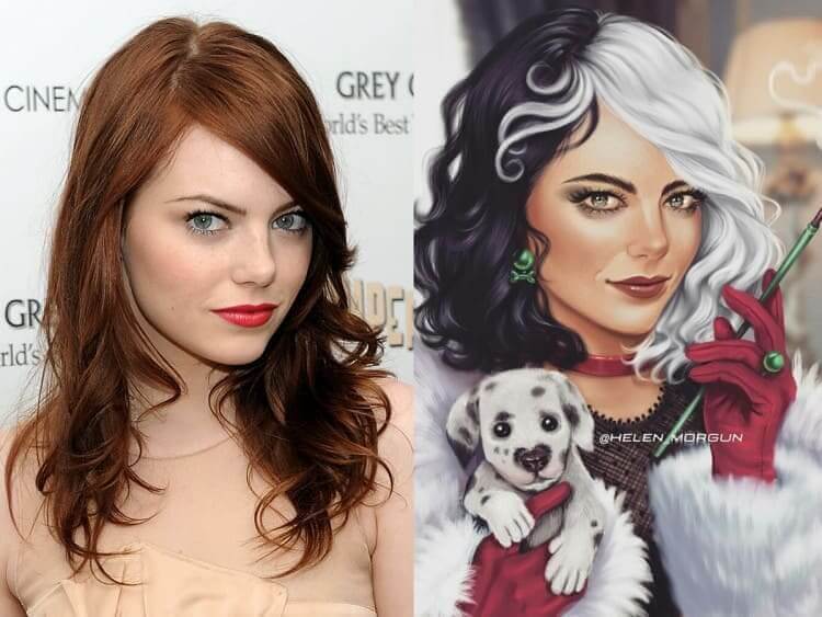 Emma Stone As Cruella De Vil