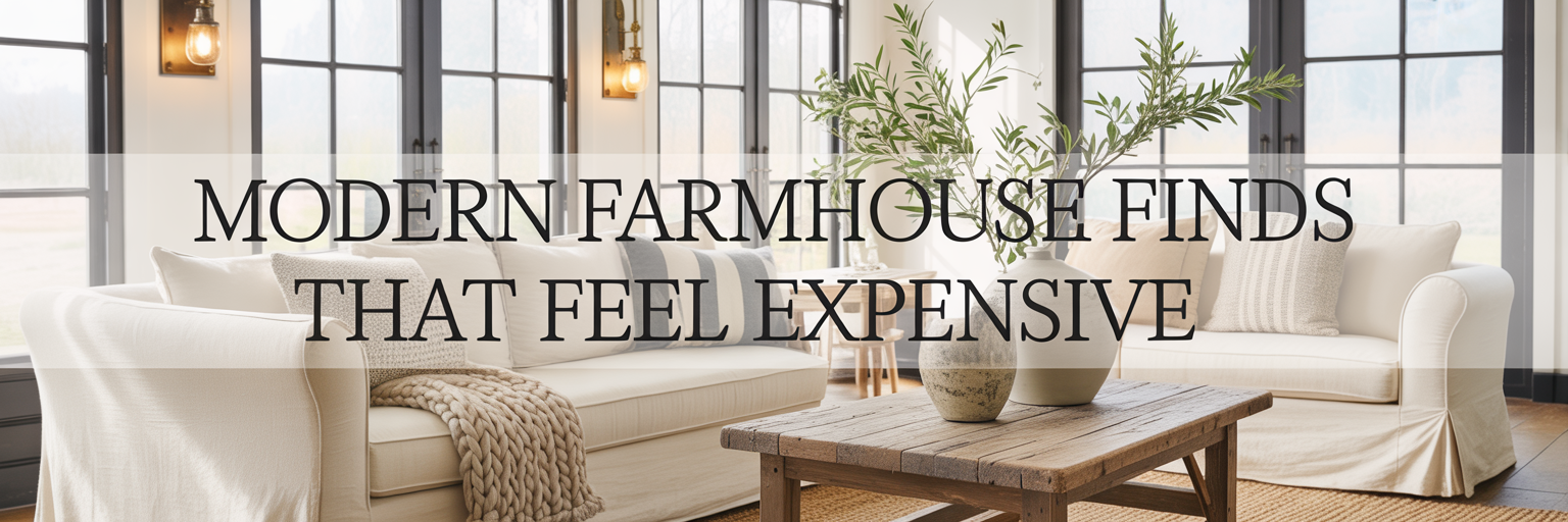 Modern Farmhouse Finds That Feel Expensive
