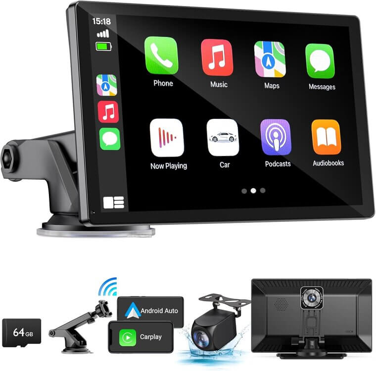 HAUXIY Wireless Carplay Dash Cam - Enhance Your Drive! - Now 14% Off!