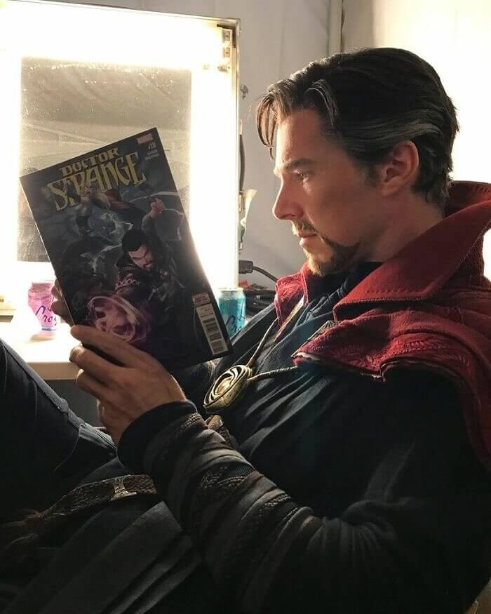 Doctor Strange Is Reading Doctor Strange