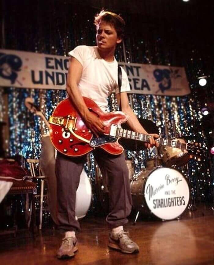 A Back to the Future Rehersal