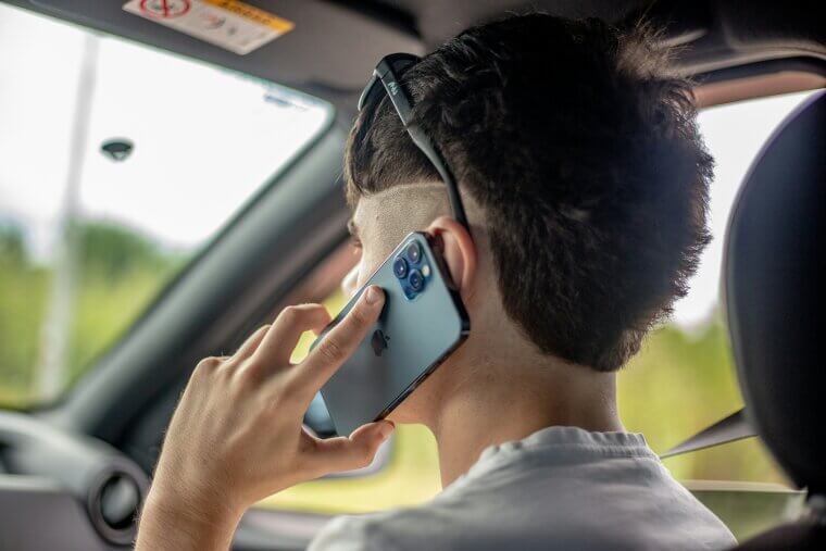 ​Holding a Phone While Driving