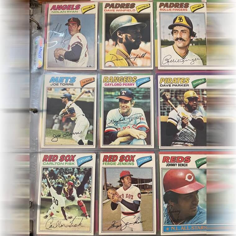 Tarjetas de béisbol