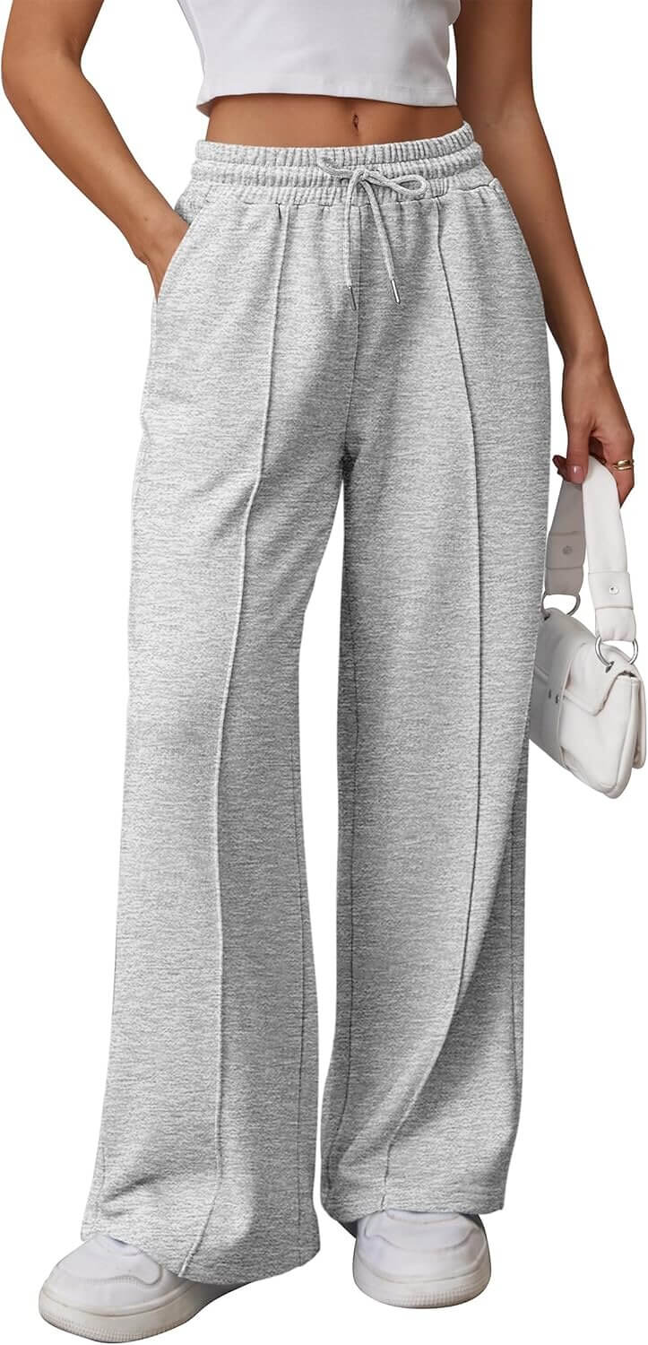 ATHMILE Wide Leg Sweatpants - Trendy Comfort for Teens - Now 17% Off!