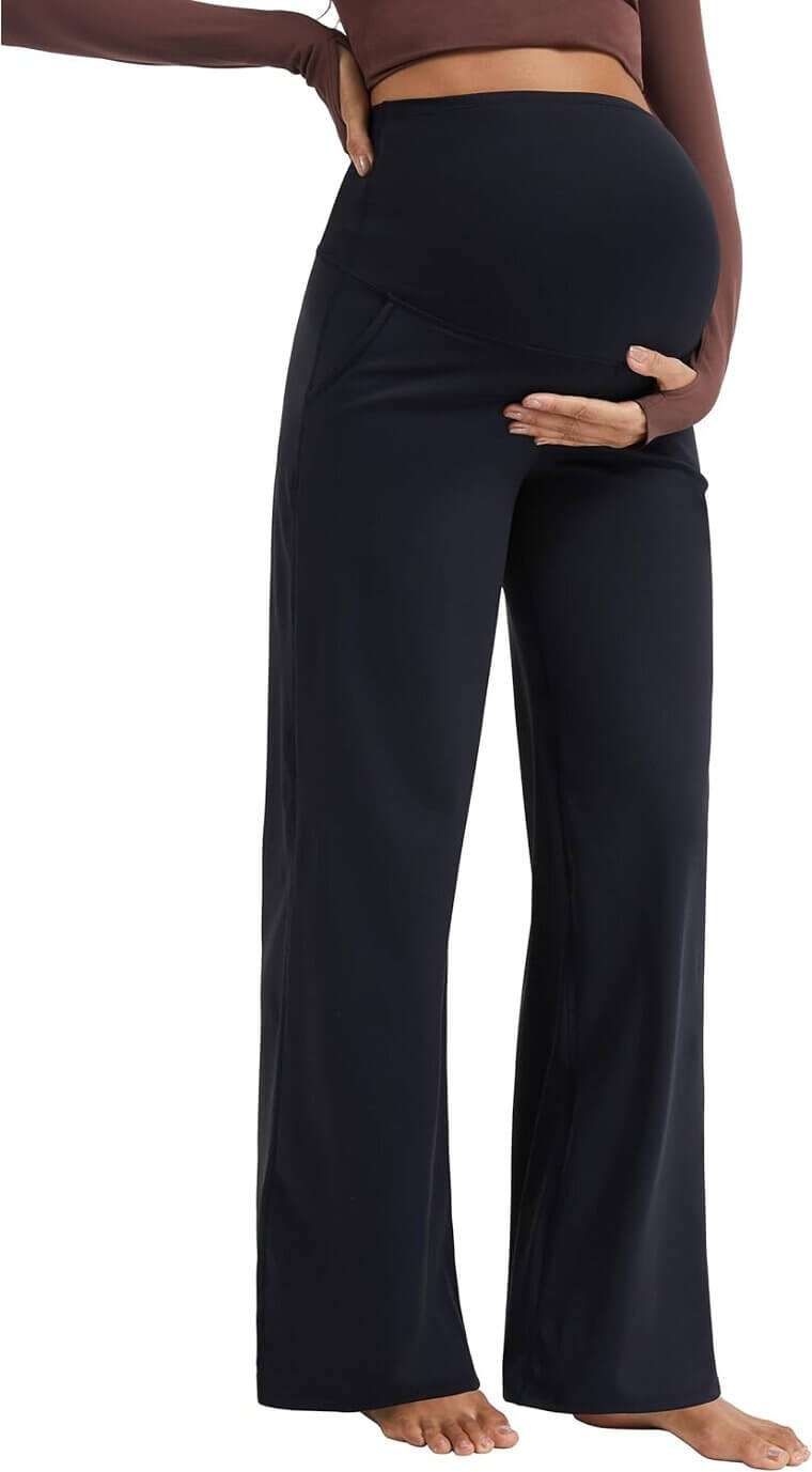 MathCat Maternity Pants - Comfy Wide Leg Style for Every Occasion - Now 34% Off!