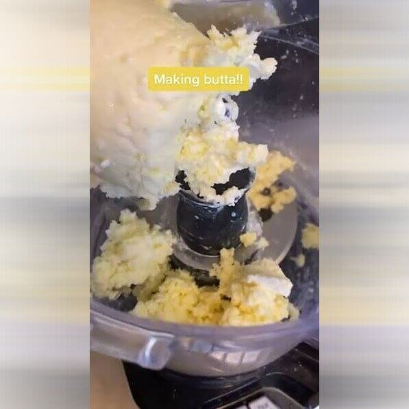 Food Processor: Making Homemade Butter From Heavy Cream