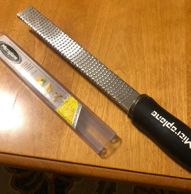 Microplane Zester: Grating Hard Cheeses and Garlic Cloves
