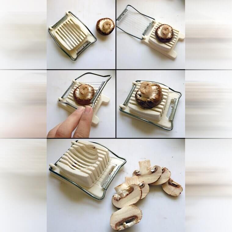Egg Slicer: Slicing Mushrooms and Strawberries