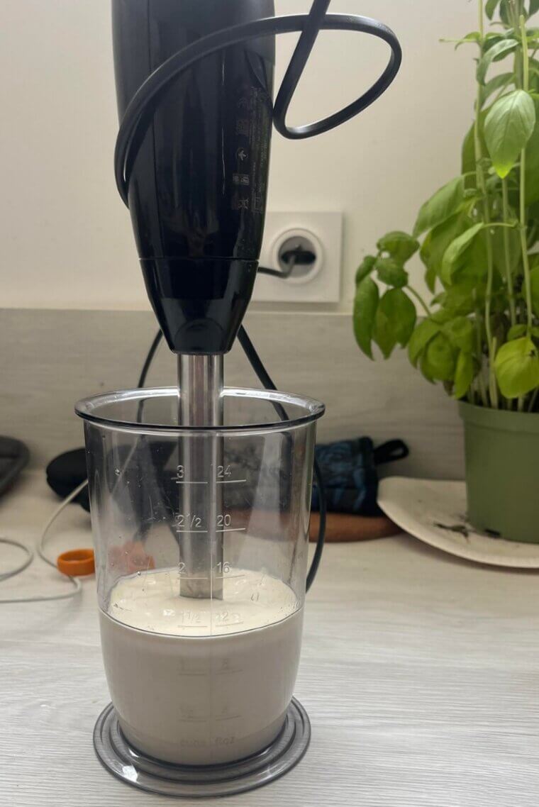 Immersion Blender: Making Homemade Mayonnaise in 60 Seconds