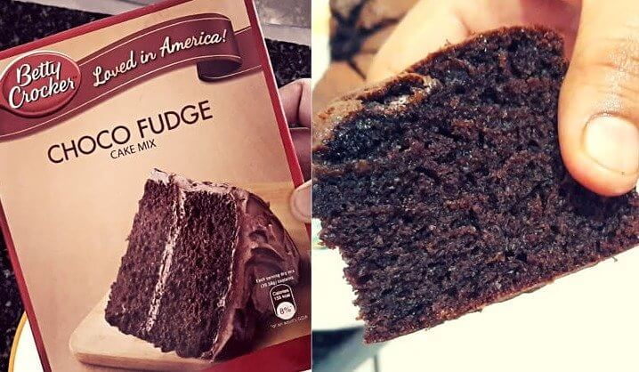 Verpackte Dessertmischungen verwenden