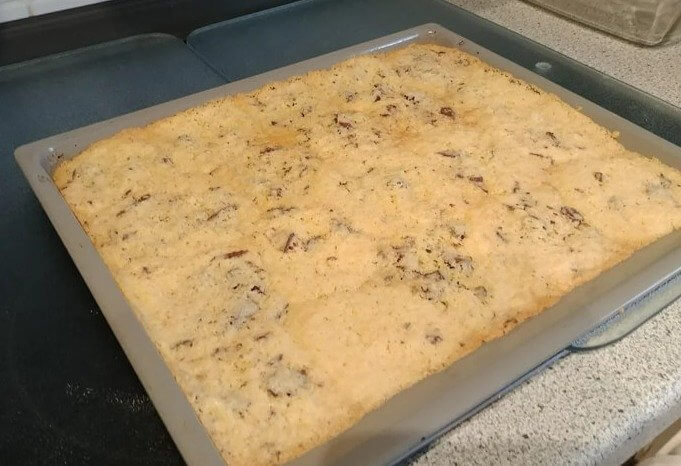 Mit diesem einfachen Trick kannst du einen Kekskuchen zu Hause backen