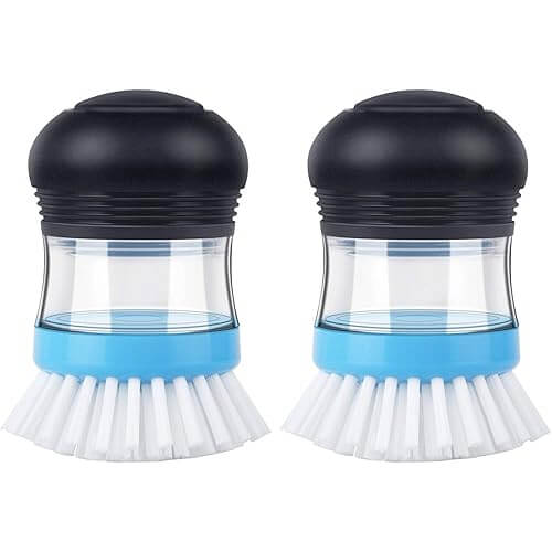 Versatile Palm Brush Duo that Tackles Tough Grease Fast. 