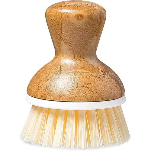Eco-Friendly Bamboo Dish Brush that Scrubs Without Scratching. Now 11% Off!