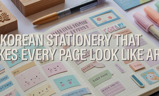 Korean Stationery That Makes Every Page Look Like Art