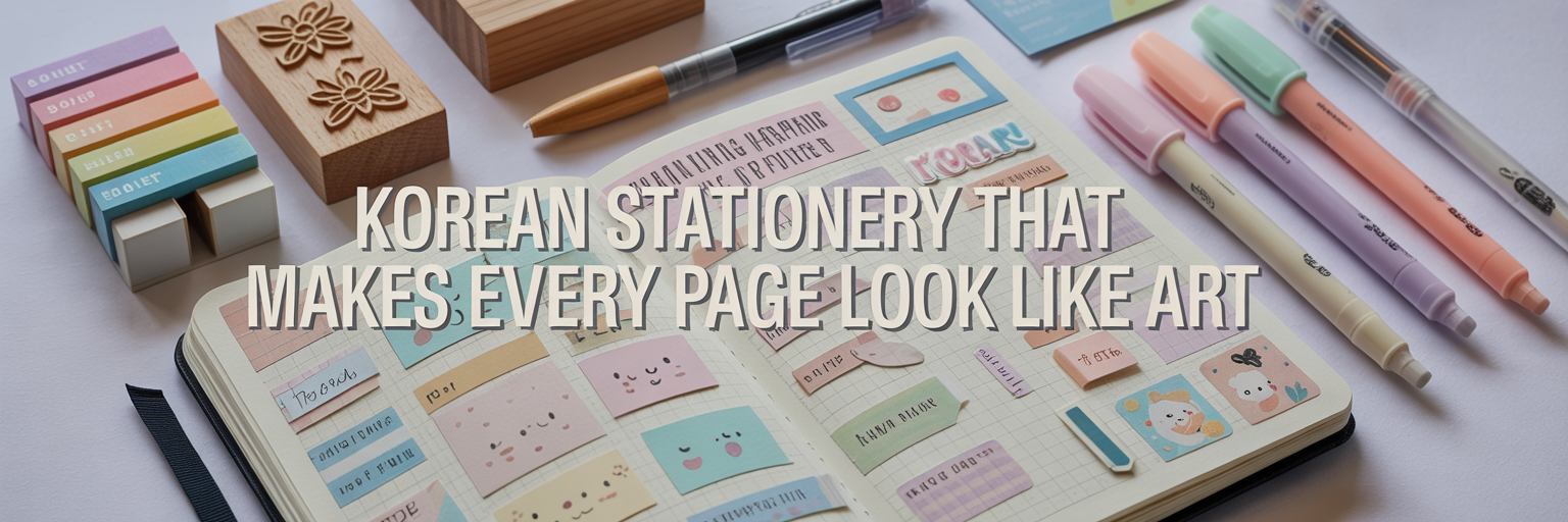 Korean Stationery That Makes Every Page Look Like Art
