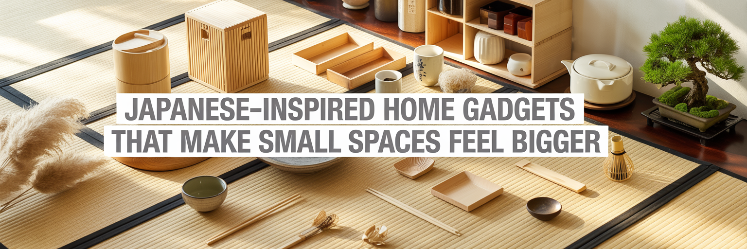 Japanese-Inspired Home Gadgets That Make Small Spaces Feel Bigger