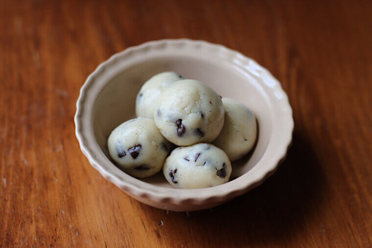 Eating Raw Cookie Dough