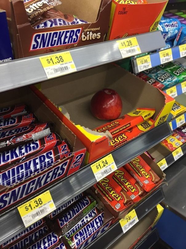 Someone Lost A Mental Battle In The Checkout Line