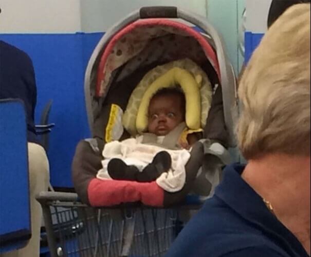 The Baby Has Seen Too Much At The Store