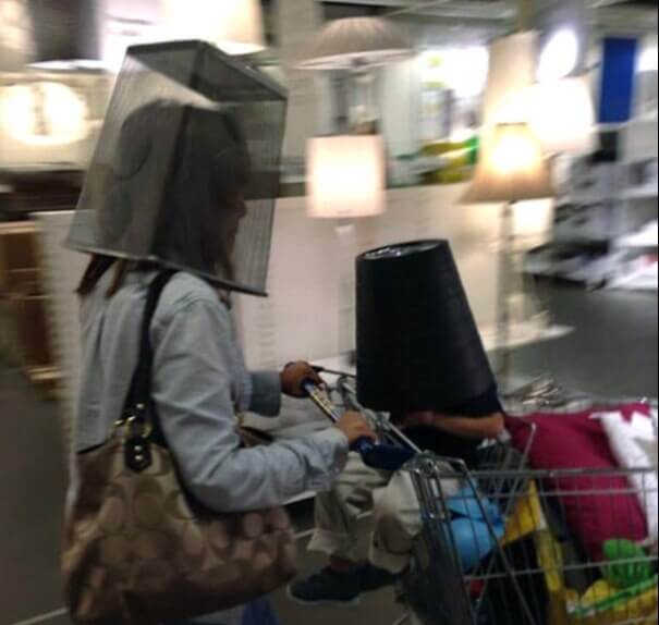 She Agreed To Be An Astronaut In IKEA Because Her Daughter Wanted To Play Pretend