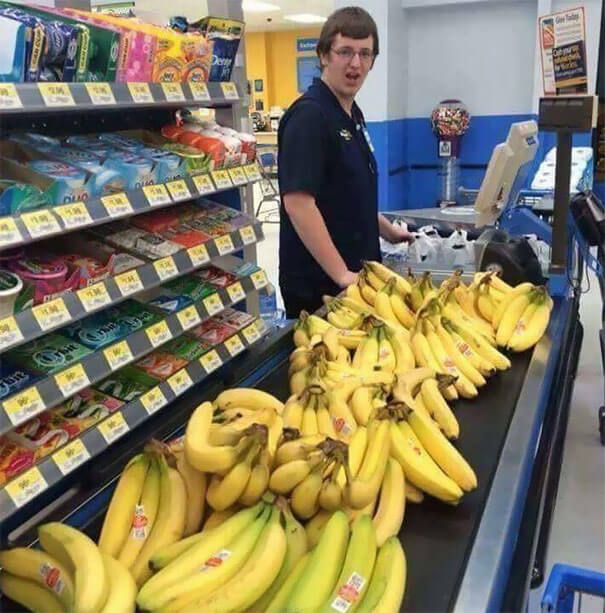 He Went Bananas To See That Many Bananas