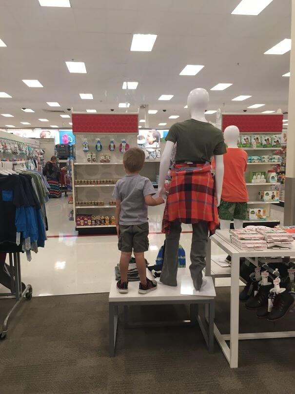 Someone Lost Their Child In Target And They Found Him Hanging Out Here
