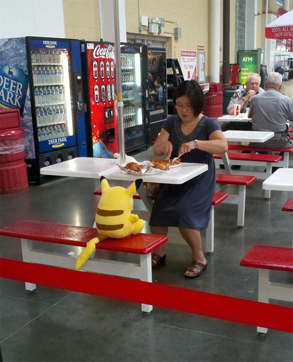 Having Lunch With Her Best Pal