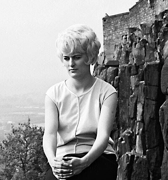 Myra Hindley Taking in the Sea Air
